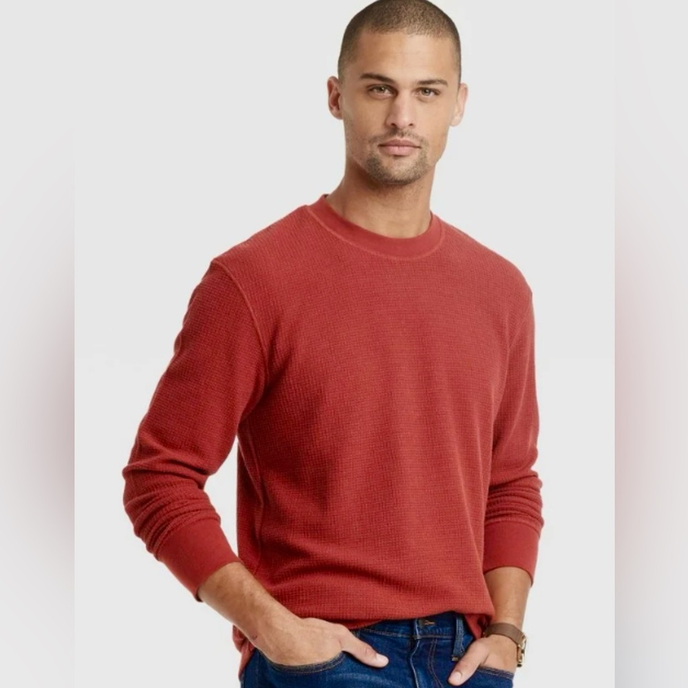 Men's Goodfellow Rust Crewneck Sweater. Size XXL.